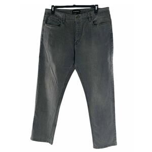 R. Society Mens Gray Straight Leg Stretch Classic Denim Jeans Size 40X32